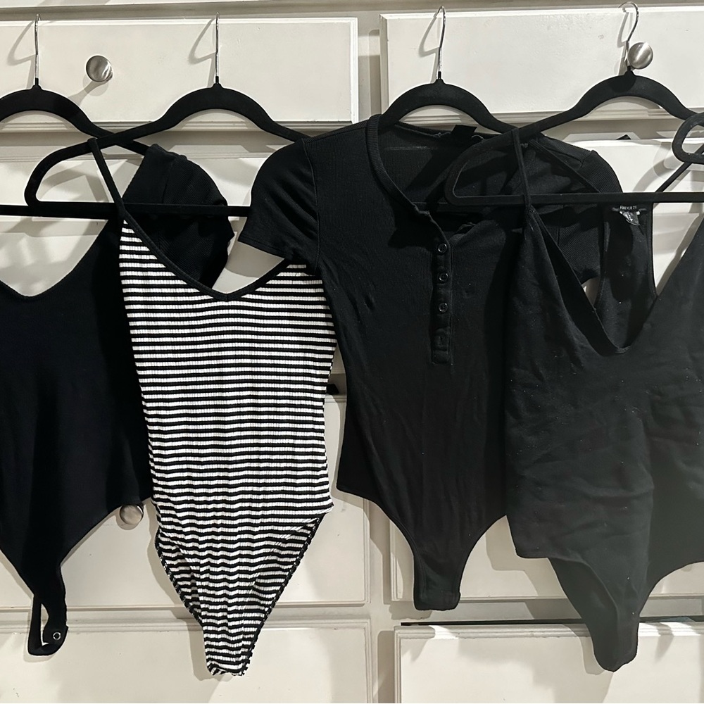 Black and White Bodysuit Collection 5 bundle